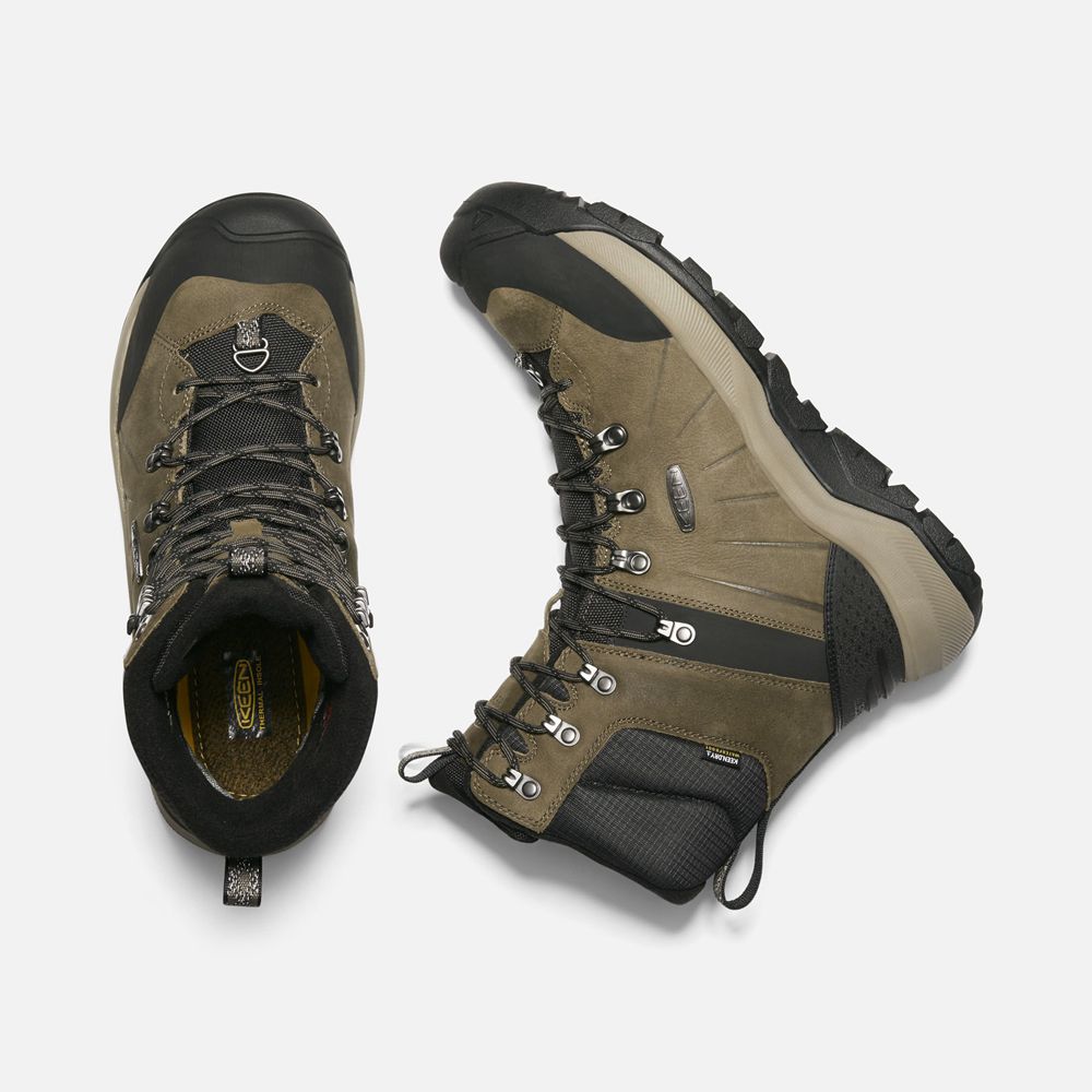 Keen Vandringskängor Herr Olivgröna/Svarta - Revel Iv Höga Polar - 016352XKA